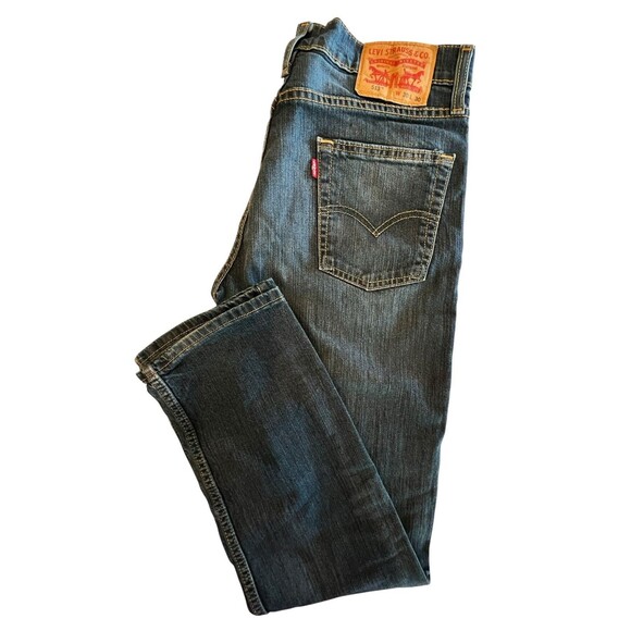 Levi Strauss 513 Jeans Slim Straight Men/Youth Slim Tag Size 30x30 - Picture 7 of 7